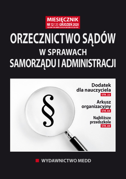 Orzecznictwo sądów w sprawach samorządu i administracji